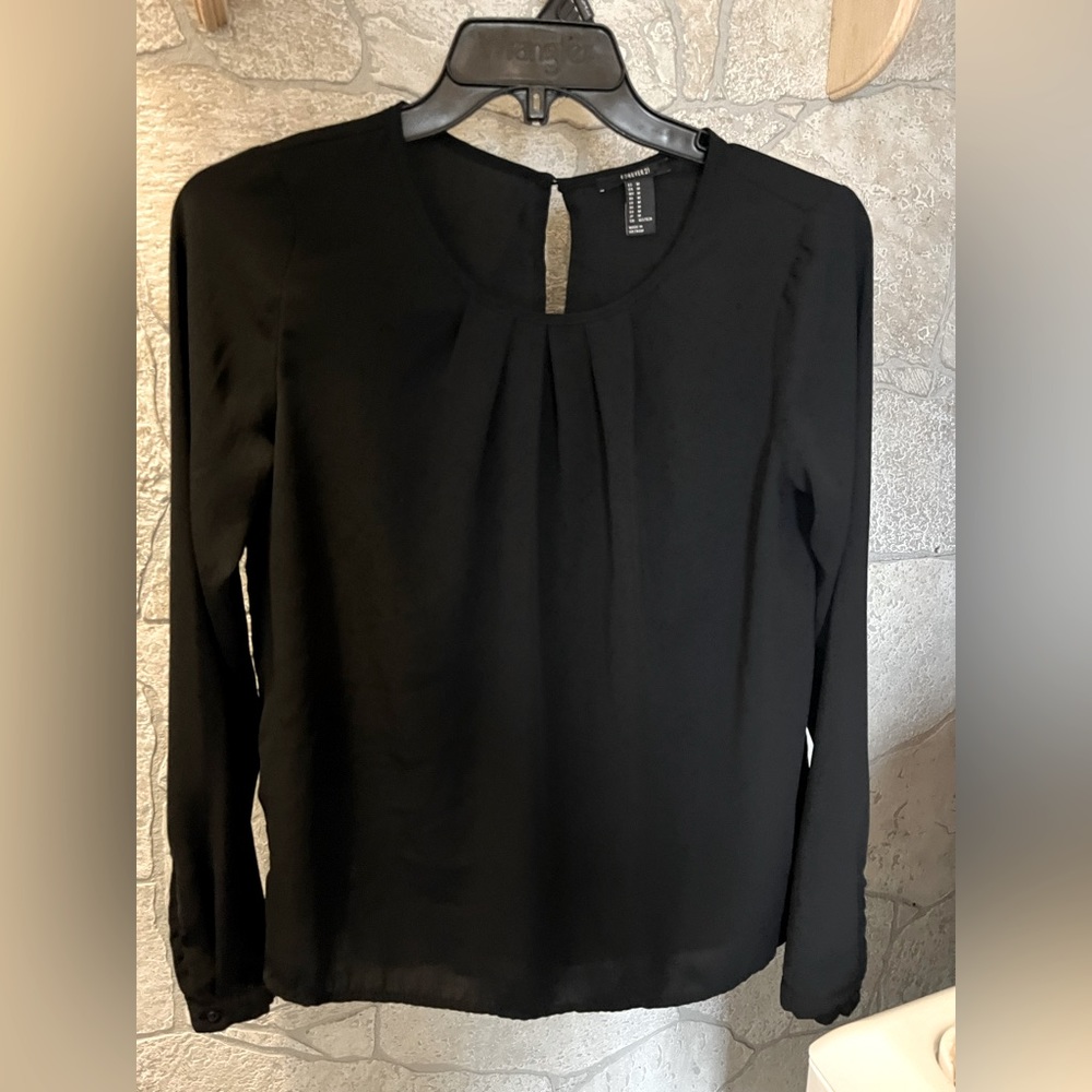 Black Work Forever 21 Blouse!!